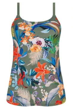 Amoena Prothesen-Tankini-Oberteil Krabi -Lingerie Haus Amoena Tankini Top Krabi 71633 olive multi 03 1280x1280