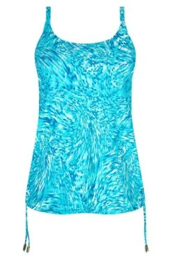 Amoena Prothesen-Tankini-Oberteil Malibu -Lingerie Haus Amoena Tankini Top Malibu TA 71647 himmelblau weiss 04 1280x1280