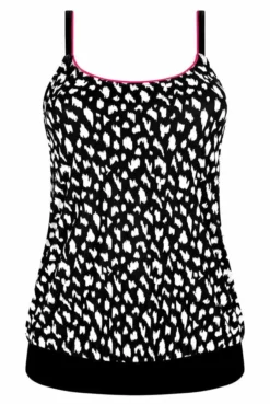 Amoena Prothesen-Tankini-Oberteil Manila -Lingerie Haus Amoena Tankini Top Manila BL 71658 schwarz weiss 03 1280x1280