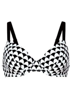 Rosa Faia Bikini-Oberteil Celine -Lingerie Haus Rosa Faia Bikini OT Celine 8755 1 430 schwarz weiss 04 1280x1280