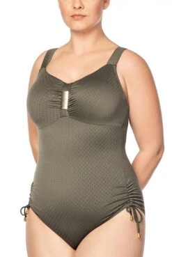 Badeanzug St. Tropez -Lingerie Haus Ulla Badeanzug St Tropez 9112 olive 03 1280x1280